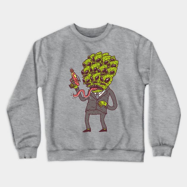 alien Crewneck Sweatshirt by hex